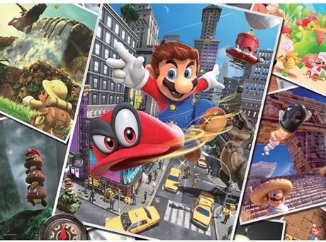 Usaopoly Puzzle Super Mario - Odyssey Snapshots (1000 peças)