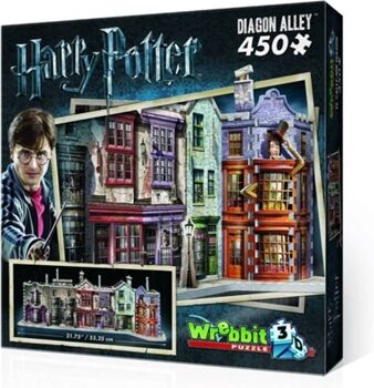 Harry Potter Puzzle 3D Diagon Alley (Idade Mínima: 12 - 450 Peças)