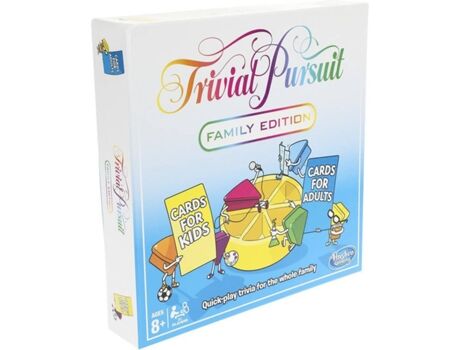 Hasbro Jogo de Tabuleiro Trivial Pursuit Family Edition