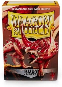 Dragon Conjunto de 100 Capas para Cartas Ruby