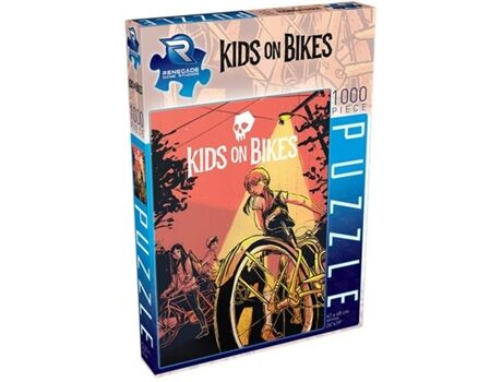 Renegade Game Studio Puzzle Kids on Bikes: Kickstarter (8 anos - 1000 peças)
