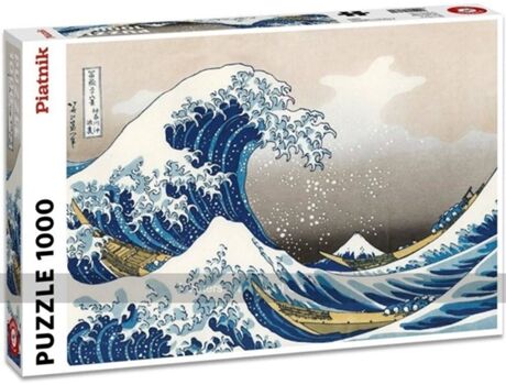 Piatnik Puzzle Hokusai The Great Wave (Idade Mínima: 8 Anos - 1000 Peças)