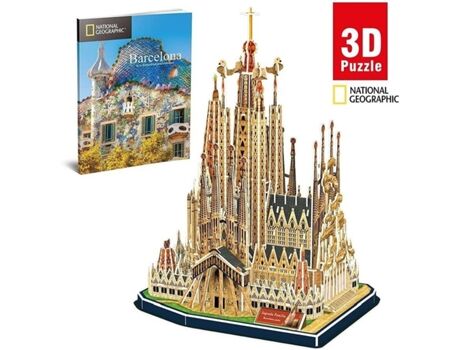 World Brands Puzzle 3D Sagrada Familia (Idade Minima: 8 anos - 184 peças)
