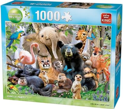 King Puzzles Animal P. (1000 peças)