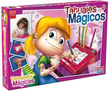 Juguetes Falomir Kit de Tatuagens Tatuagens Mágicas 11532