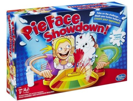 Hasbro Jogo Pie Face Showdown Game (Idade Mínima: 5)