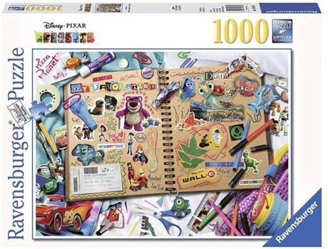 S/marca Puzzles Disney Pixar Scrapbook (1000 peças)