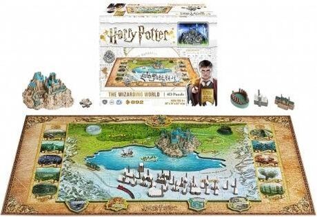 4d Cityscape Puzzel Harry Potter and Hogsmead Wizarding World