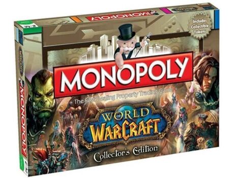 Monopoly Jogo de Tabuleiro : World Of Warcraft - Collectors Edition (Idade Mínima: 12 - Nível Dificuldade: Baixo)