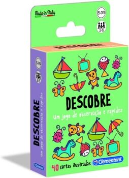 Clementoni Jogo de Cartas Descobre (Idade Mínima: 5)