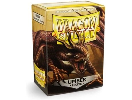 Dragon Conjunto de 100 Capas para Cartas Umber Matte