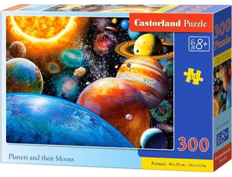 Castorland Puzzle Planets and their moons (300 Peças)