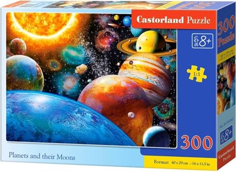 Castorland Puzzle Planets and their moons (300 Peças)