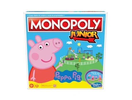 Monopoly Jogo de Tabuleiro HASBRO Junior Peppa Pig (Idade Mínima: 5)