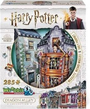 Wrebbit 3d Puzzle Harry Potter Weasleys' Wizard Wheezes & Daily Prophet 3D Jigsaw Puzzle (Idade Mínima: 4)