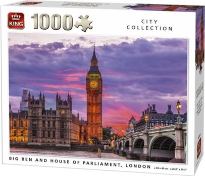 King Puzzles Big Ben & Parliament (1000 peças)