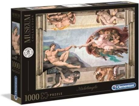 Clementoni Puzzle Michelangelo Crea Hombre (1000 Peças - Idade Mímina: 3 anos)