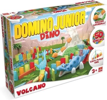 Goliath Jogo de Tabuleiro Domino Junior Dino Volcan