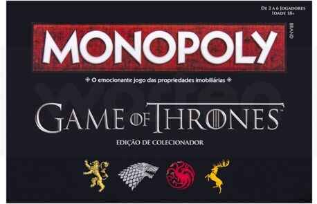 Monopoly Jogo de Tabuleiro : Game Of Thrones - Collector's Edition (Idade Mínima: 18)