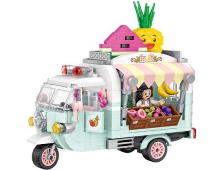 Loz Construção para Crianças Carro de Frutas