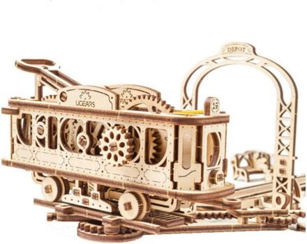 Ugears Puzzle 3D UGE Estação de Comboio (284 Peças)