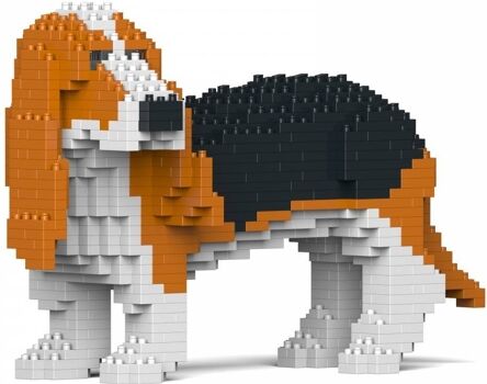 Jekca Blocos de Construção Basset Hound 01S-M01 (Idade Minima: 4 anos - 830 Peças)