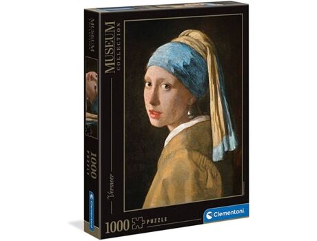 Clementoni Puzzle A rapariga do pérola, Johannes Vermeer (27 anos - 1000 peças)