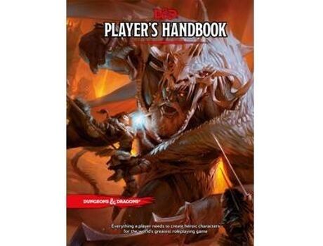 Wizards Of The Coast Jogo de Tabuleiro D&D 5th Edition Dungeon Players Handbook (Idade Mínima: 10 anos - Inglês)