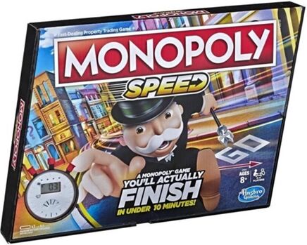 Monopoly Jogo de Tabuleiro Speed (Idade Mínima: 8)