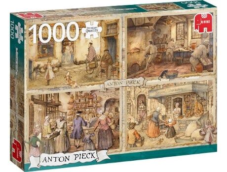 Jumbo Puzzle Anton Pieck: Baker from the 19th Century (1000 Peças)