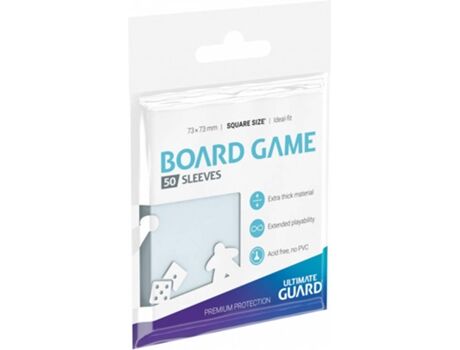 Ultimate Guard Sleeves para Cartas Premium Soft Board Square (7,3 x 7,2 cm)