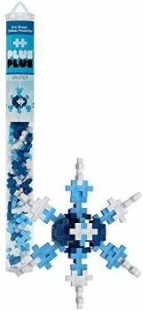 Plus-Plus Conjuntos de construção PLUS PLUS Mini Maker Tube, Winter Snowflake - 70 Piece (Idade Minima: 4)