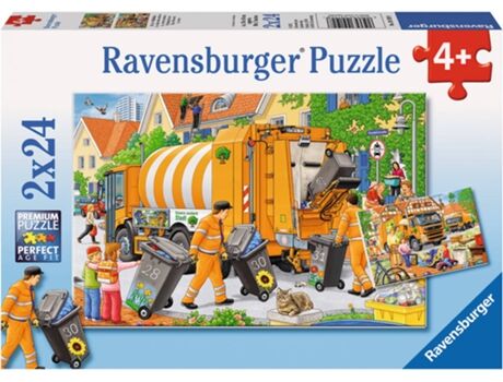 Ravensburger Puzzle Camião do Lixo (24 Peças)