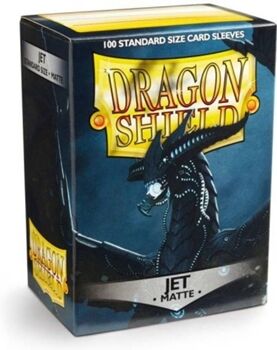 Dragon Conjunto de 100 Capas para Cartas Jet Matte