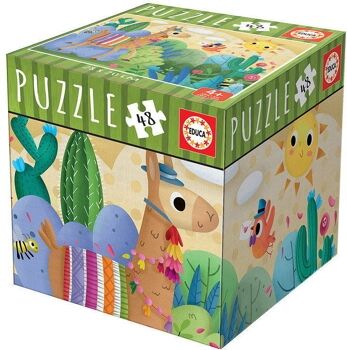 Educa Borras Puzzle Lama Simpático (48 peças)