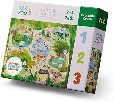 Crocodile Creek Puzzle Zoo Early Learning Puzzle (Idade Mínima: 4)