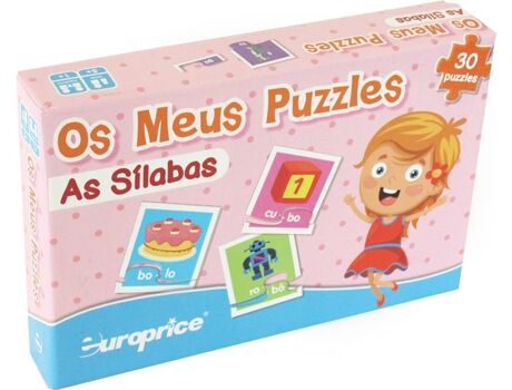 Europrice Puzzle As sílabas (Idade Mínima: 3 anos - 24 Peças)