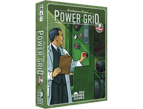 Rio Jogo de Tabuleiro Power Grid Recharged - 2ª Edição (13 anos)