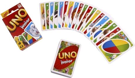 Mattel Jogo de Cartas Uno Junior (Idade Mínima: 3)