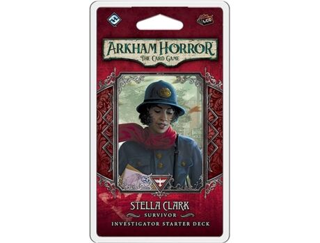 Fantasy Flight Jogo de Cartas Arkham Horror LCG: Stella Clark Investigator Deck (Idade Mínima: 13 Anos - Dificuldade: Intermédio)
