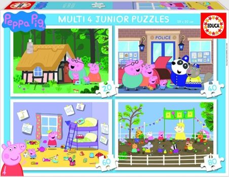 Educa Puzzle Peppa Pig (20-40-60-80 Peças)