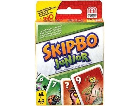 Mattel Jogo de Cartas Skip-Bo Junior
