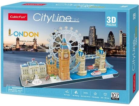 World Brands Puzzle 3D Londres (8 anos - 107 peças)
