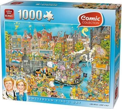 King Puzzles Amsterdam s Day (1000 peças)