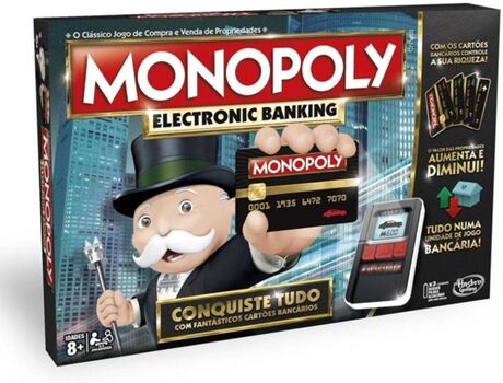 Hasbro Jogo de Tabuleiro Monopoly: Electronic Banking (Idade Mínima: 5)
