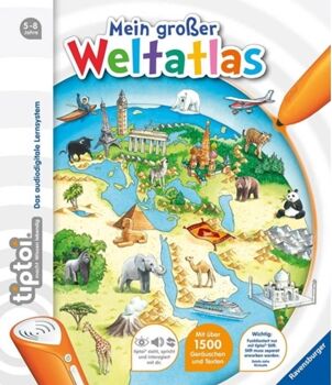 Ravensburger Jogo Tiptoi Mein großer Weltatlas