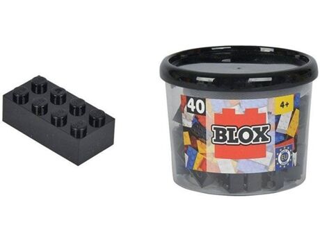 Simba Construção Blox 40 blocos pretos