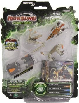 Giochi Preziosi Figura de Brincar Monsuno Combat Chaos (1 Core/3 Figuras/3 Cartas)