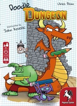 Pegasus Spiele Jogo de Tabuleiro Doodle Dungeon (10 anos)