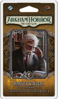 Fantasy Flight Jogo de Cartas Arkham Horror LCG: Harvey Walters Investigator Deck (Idade Mínima: 13 Anos - Dificuldade: Intermédio)